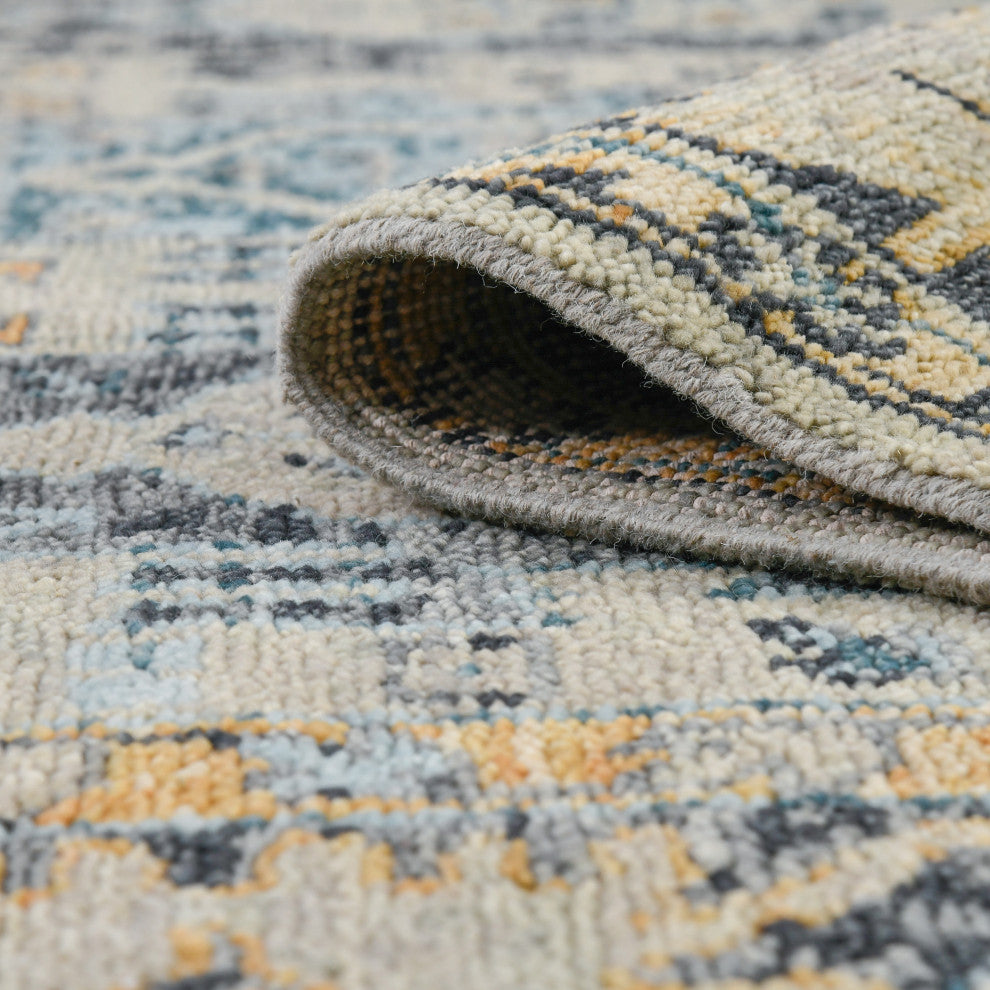 Willow Ollie Area Rug, Beige, 2' x 3', Tribal