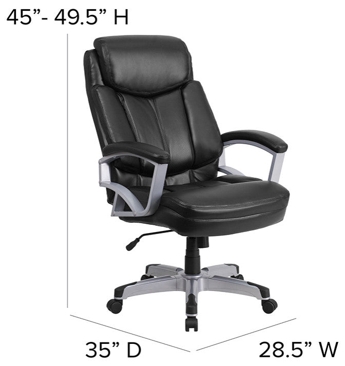 Black 500LB High Back Chair