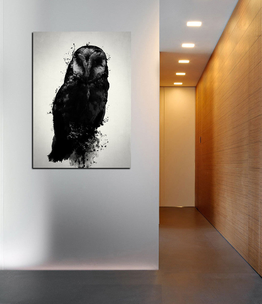 Cortesi Home "The Owl" by Nicklas Gustafsson, Giclee Canvas Wall Art, 26"x40"