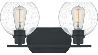 Quoizel PRUS8617MBK Two Light Bath, Matte Black Finish