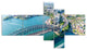Sydney Aerial View, Cityscape Photography Canvas Art Print, 60"x32", 5 panels