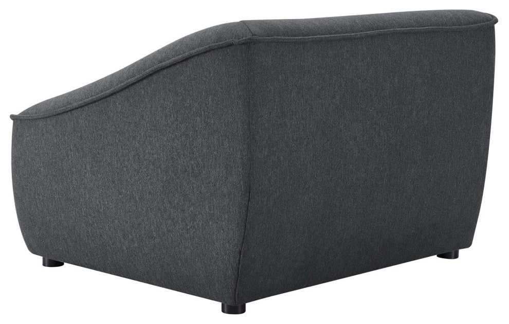 Sectional Sofa Set, Fabric, Dark Gray, Modern, Living Lounge Hospitality