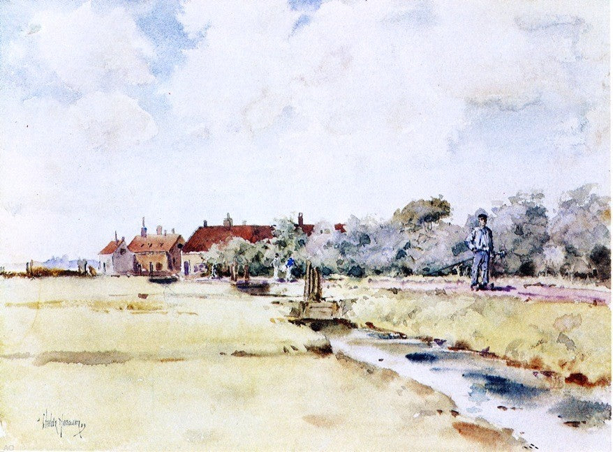 Frederick Childe Hassam Canal Scene Wall Decal