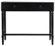 Safavieh Aliyah 2 Drawer Console Table, Black