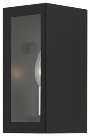 Winfield 1 Light Textured Black, Brushed Nickel Candles Outdoor ADA Small Sconce