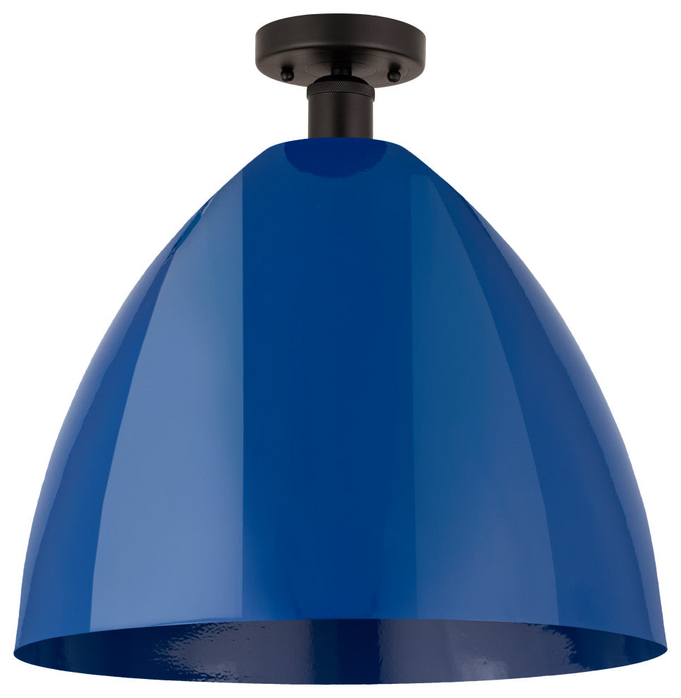 Innovations 616-1F-OB-MBD-16-BL 1 Light Semi-Flush Mount, Oil Rubbed Bronze