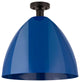 Innovations 616-1F-OB-MBD-16-BL 1 Light Semi-Flush Mount, Oil Rubbed Bronze