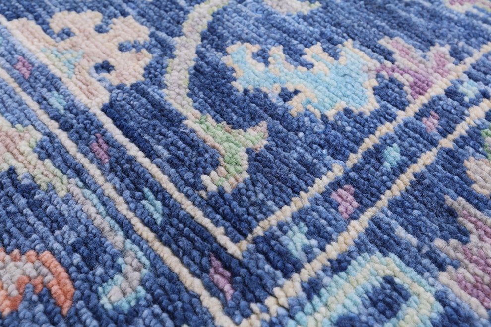2' 8" X 7' 10" Runner Turkish Oushak Hand-Knotted Wool Rug - Q13459