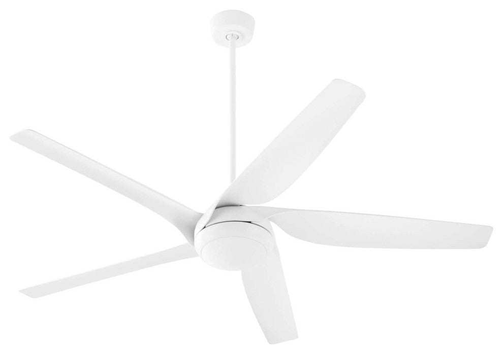 Quorum International 41655 Fury 65" 5 Blade Indoor Ceiling Fan - Studio White