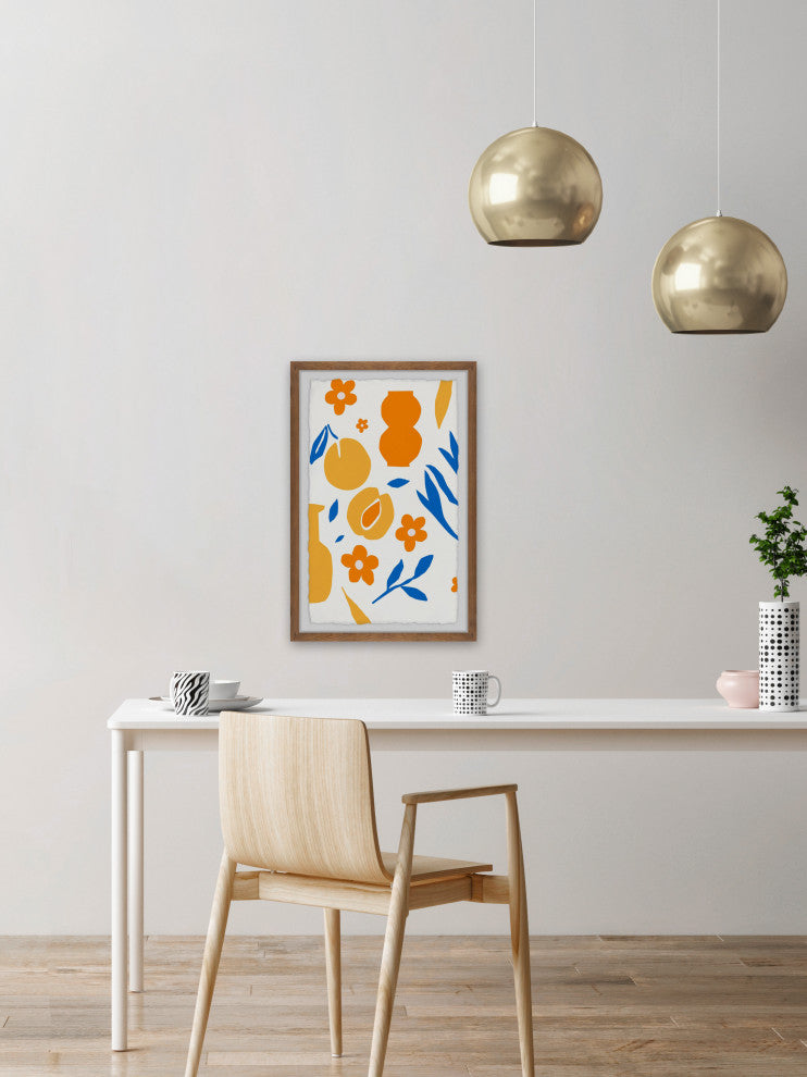 "Fresh Fruits" Framed Painting Print, 24x36