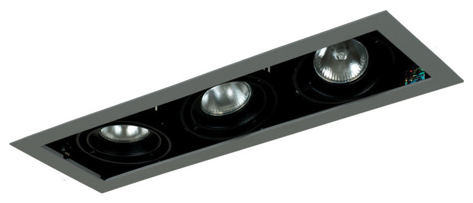 Jesco Mgrp20-3Sb 3-Light Double Gimbal Recessed Fixture Line Voltage