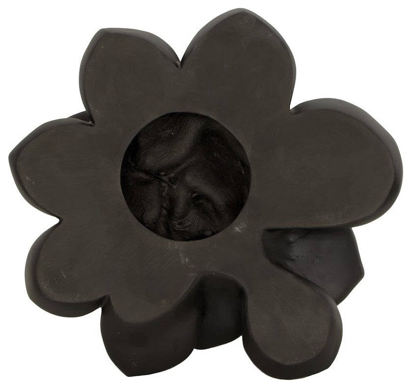 Laui Succulent Wall Art, Smallooth Matte Black
