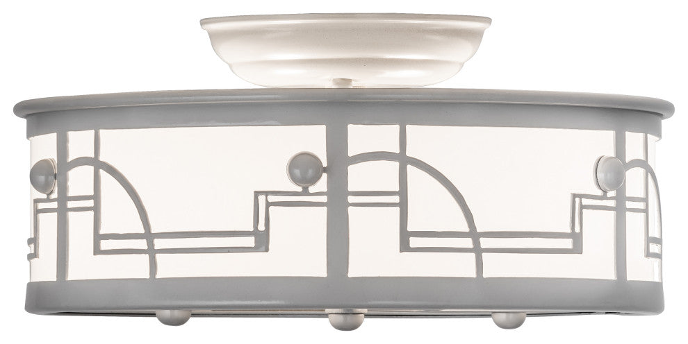 12W Revival Deco Flushmount