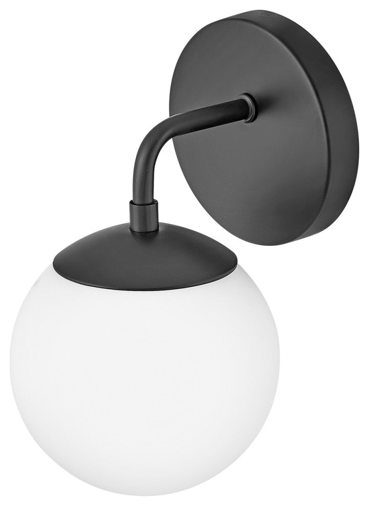 Lark Julep Bathroom Vanity Light, Black, 1 Light