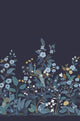 Navy Peacock Wall Mural