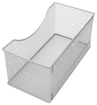 Ybm Home Wire Mesh Magnetic Basket, Silver 11"x5.5"x5"