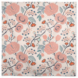 Pink Navy Floral 58x58 Tablecloth