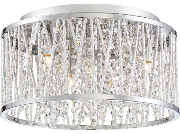 Quoizel Platinum Collection Crystal Cove Four Light Flush Mount PCCC1614C