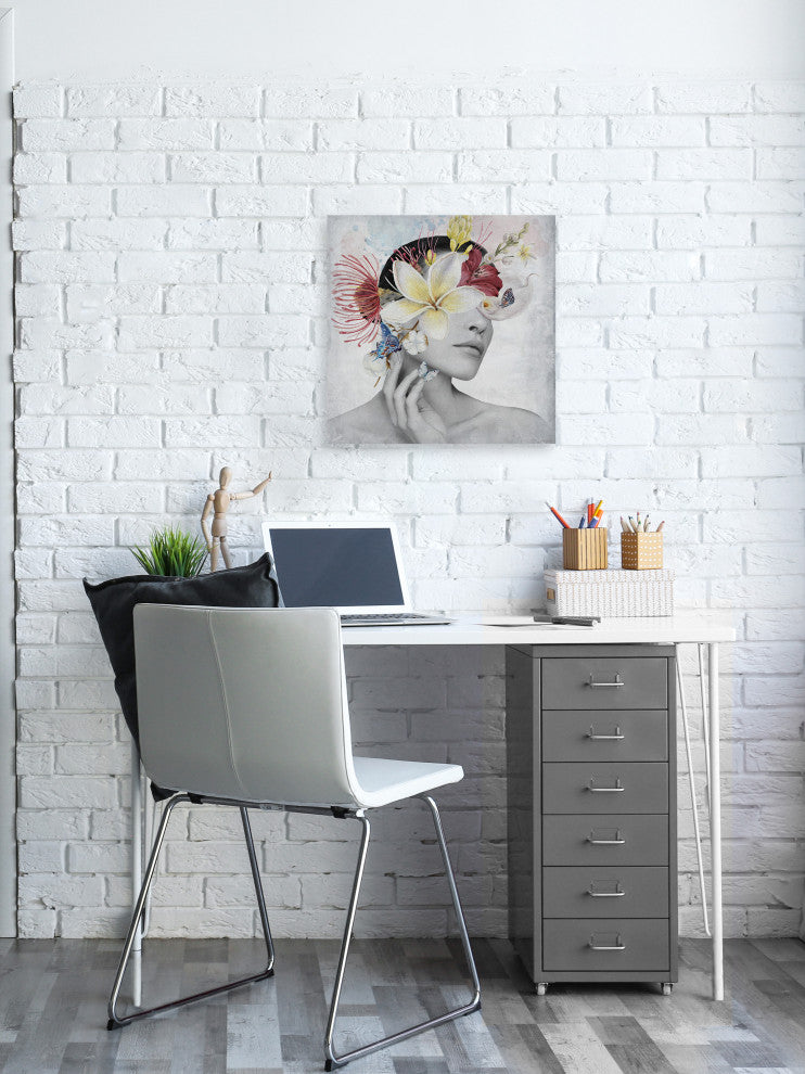 "Be Beautiful and Be You" Painting Print on Wrapped Canvas, 12x12