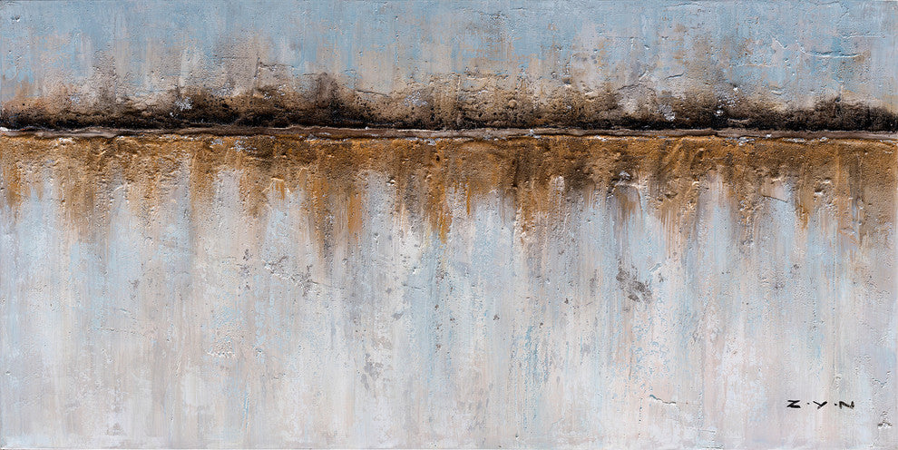 "Abstract Earth Elements" Hand Painted Canvas Artwork Fine Art; Modern Art