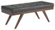 Pierce Mid Century Ottoman Bench