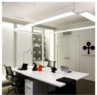 Integrated LED Dimmable Drop Flat Panel White Troffer With Frames, 2-Pack, 2x2