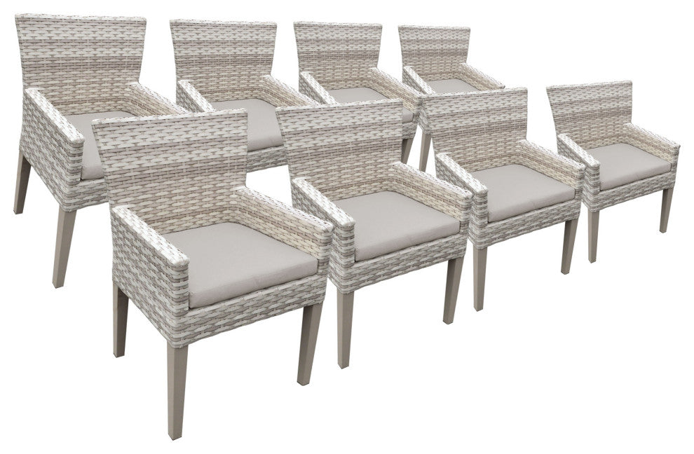 8 Fairmont Dining Chairs With Arms