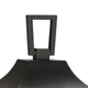 Padgett Collection 18-1/2" 1-Light Textured Black Outdoor Post Light