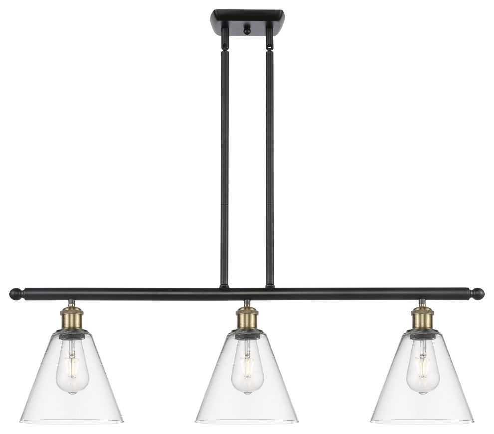 Innovations 516-3I-BAB-GBC-82-LED 3 Light Island Light, Black Antique Brass