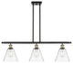 Innovations 516-3I-BAB-GBC-82-LED 3 Light Island Light, Black Antique Brass