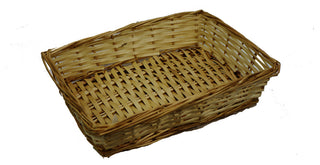 13" Natural Willow Small Rectangle Tray