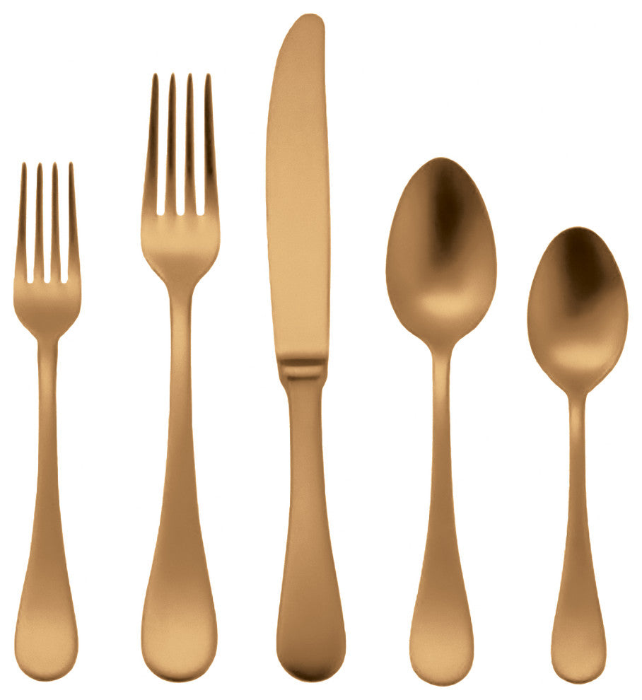 Brescia Flatware Set, Ice Gold, 20 Pcs.