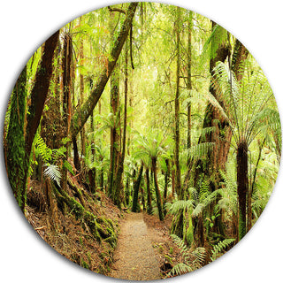 Rainforest Panorama Landscape, Photo Round Wall Art, 23"
