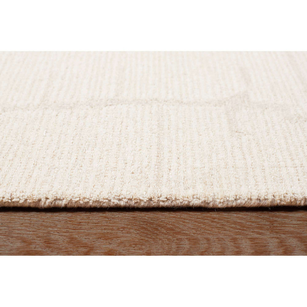 Shadows Boxes Area Rug - Ivory, 8'x10'