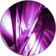 3D Abstract Art Purple Fractal, Abstract Digital Round Wall Art, 11"