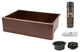 Premier Copper Products KSP3_KASB33229 Kitchen Sink and Drain Package