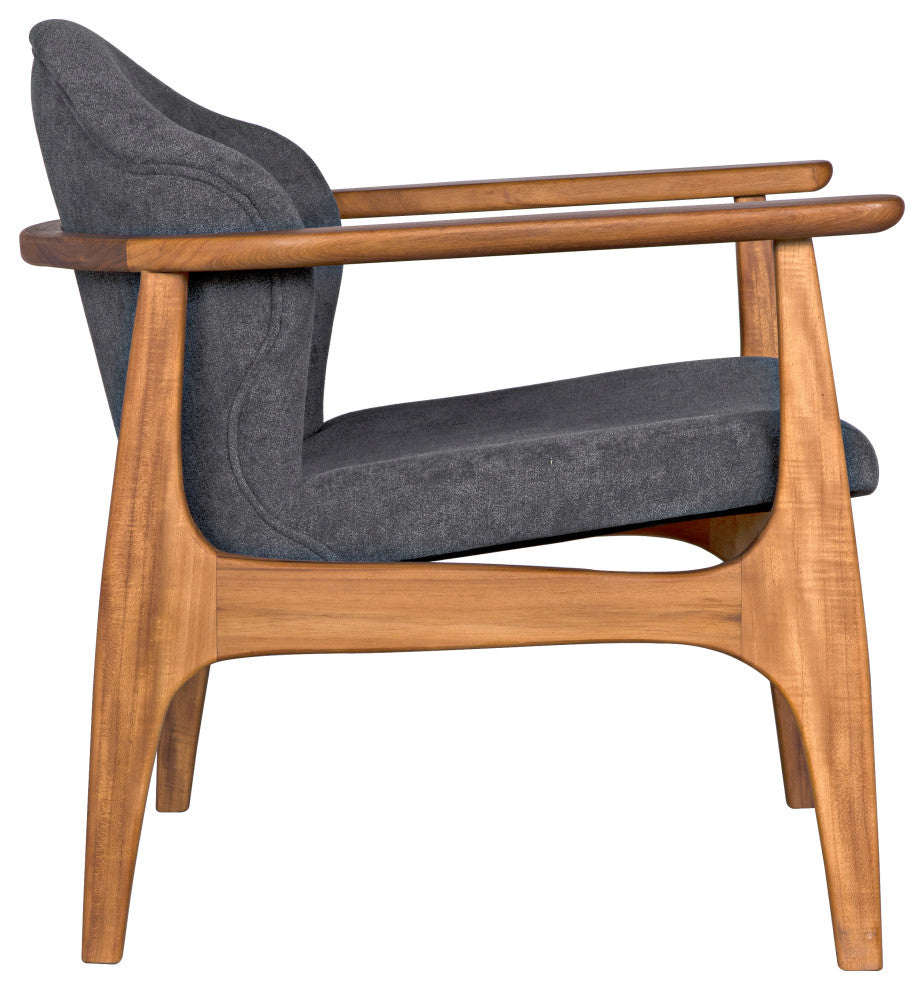Vittorio Chair With Grey Fabric