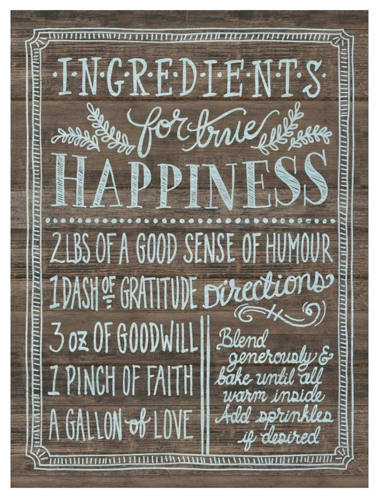 "Ingredients For Life II" Digital Paper Print by Mary Urban, 14"x18"