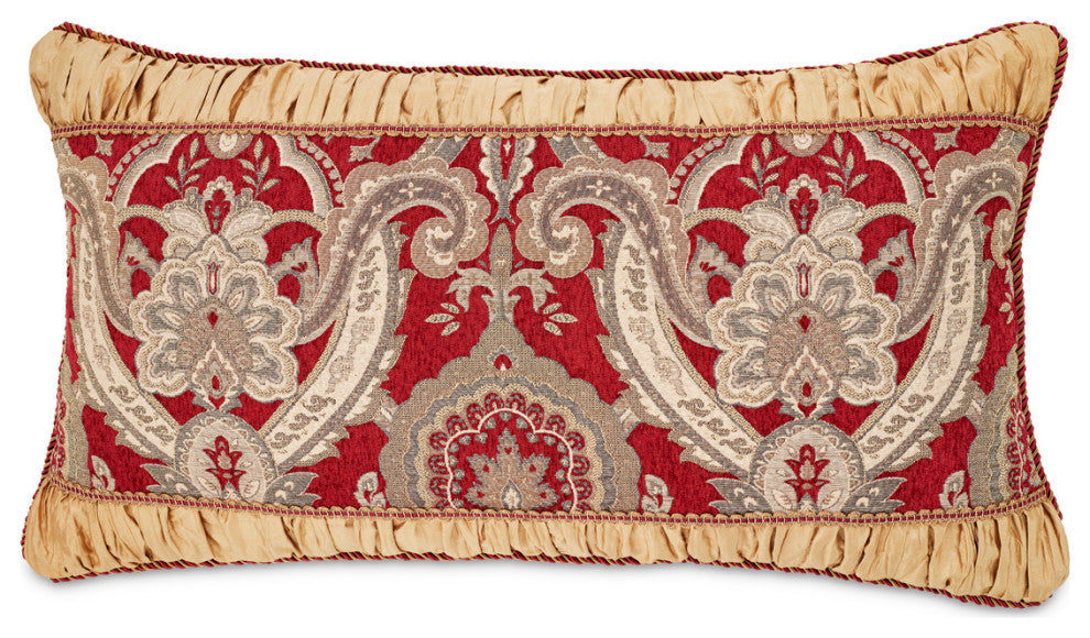 Aico Amini Lafayette 12 pc Queen Comforter Set in Red