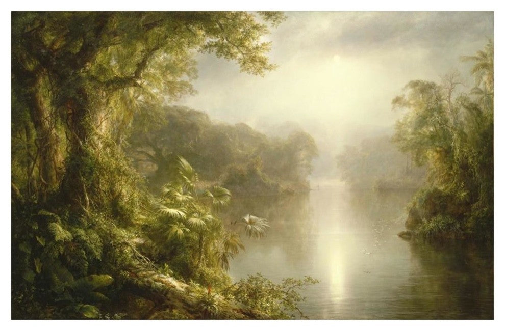"El Rio de Luz (The River of Light), 1877" Paper Art, 38"x26"