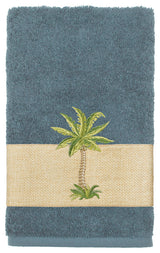 Colton Embellished Hand Towel, Teal