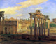 Constantin Hansen The Arch of Septumius Severus Wrapped Canvas