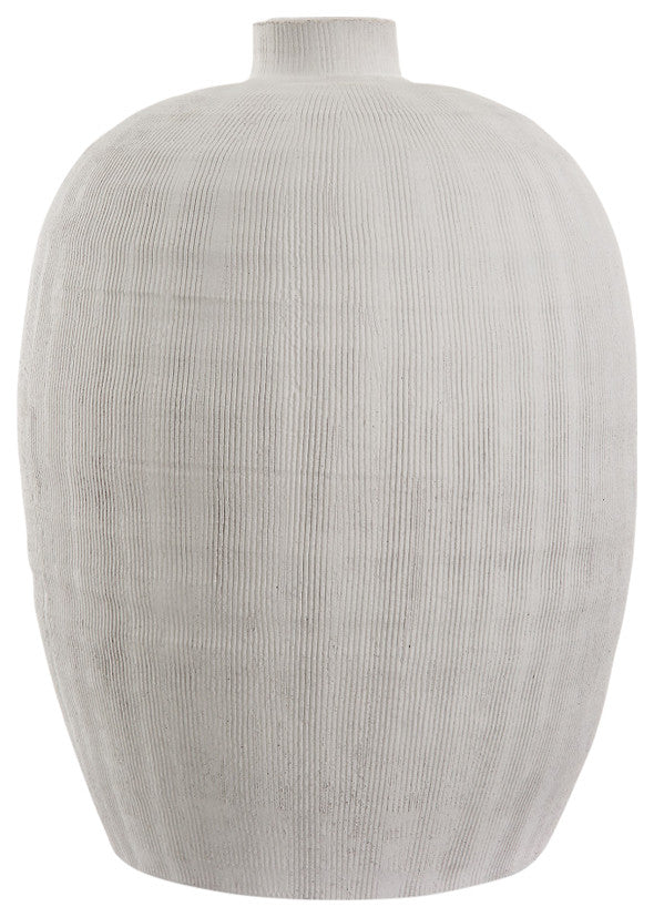 Uttermost Floreana White Vase