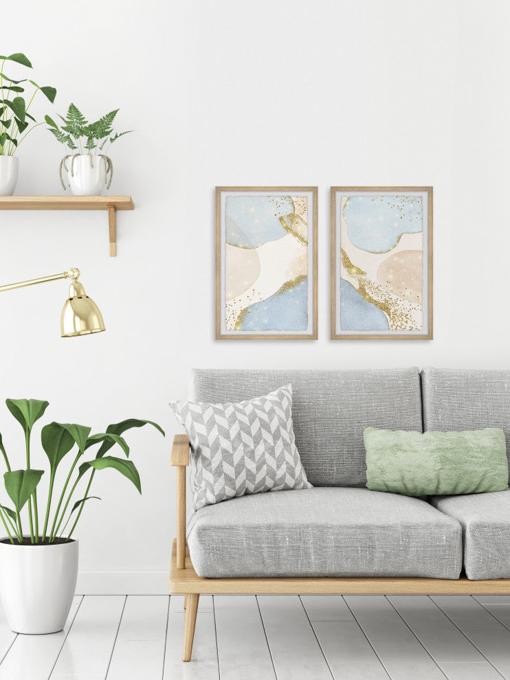 Island of No Return Diptych, 2-Piece Set, 24x36 Panels