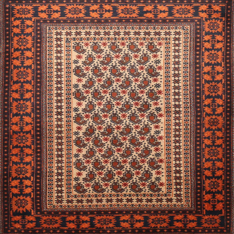 Ahgly Company Indoor Square Traditional Area Rugs, 4' Square