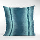 Plutus Teal Fluffy Fields Faux Fur Luxury Throw Pillow, Teal, 24" x 24"