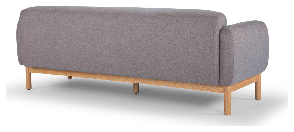 Metro, Tulum 3 Seater Sofa, Dark Brown