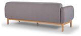 Metro, Tulum 3 Seater Sofa, Dark Brown