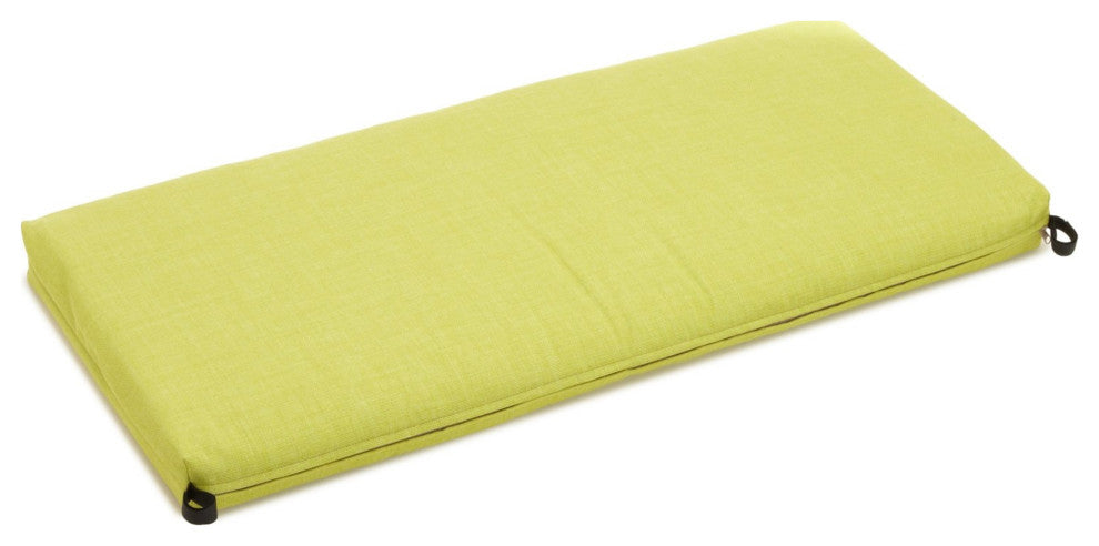 45"x19" Outdoor Spun Polyester Loveseat Cushion, Lime