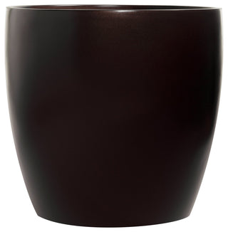 Napa Round Cylinder Planter, Brown, 18"x17.75"